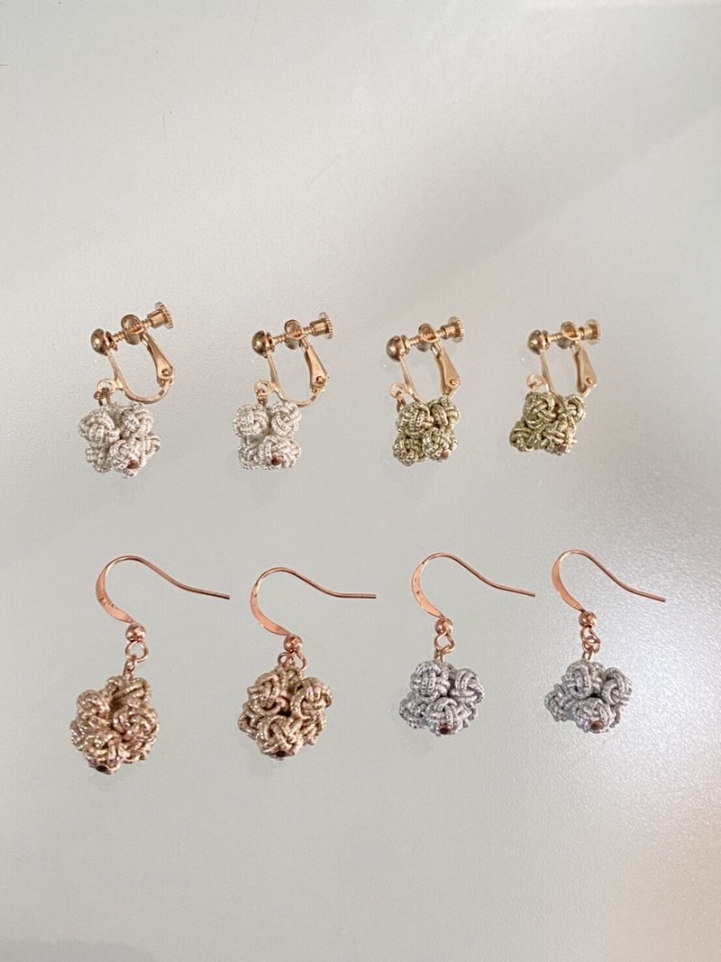 水引イヤリング全体