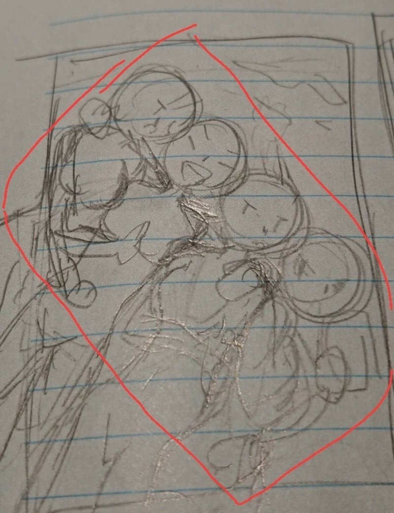 第2回 イラスト添削 構図案からラフ編 雪乃星 Note 第2回 イラスト添削 構図案からラフ編 雪乃星 Note