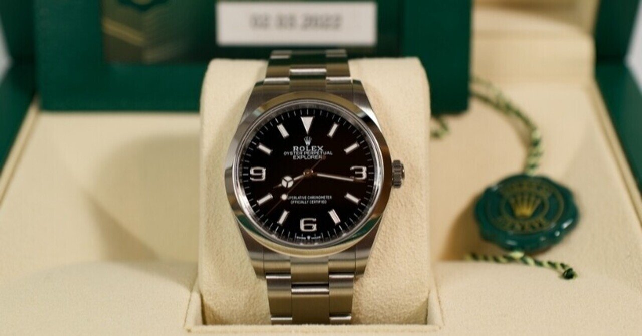 2022年3月購入!!Ref.124270「ロレックスエクスプローラー1」正規店購入