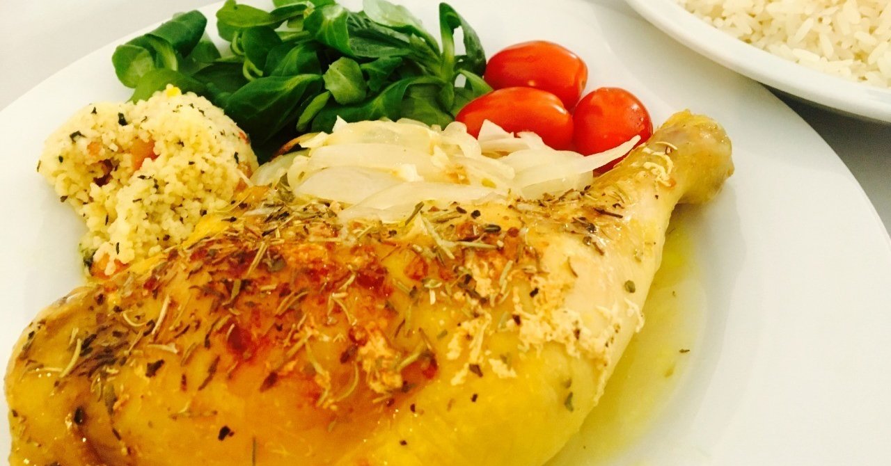 パリ節約自炊生活 鶏モモ南仏風グリル 塩昆布バターパスタ Yukakudo12 Note