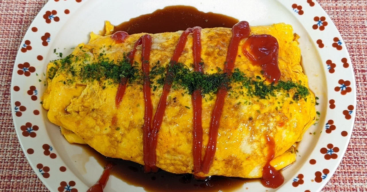 1日350gの野菜食べてますか？オムライスに見えますが中身はキャベツです。｜2年で15キロの減量に成功した我が家のレシピをお伝えします。