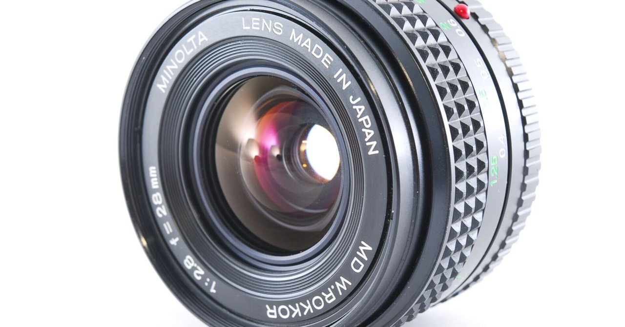 MINOLTA MD W.ROKKOR 28mm F2.8 分解｜FWP_office 