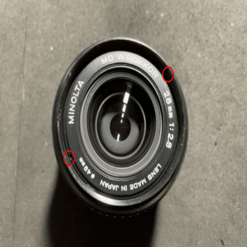 MINOLTA MD W.ROKKOR 28mm F2.8 分解｜FWP_office