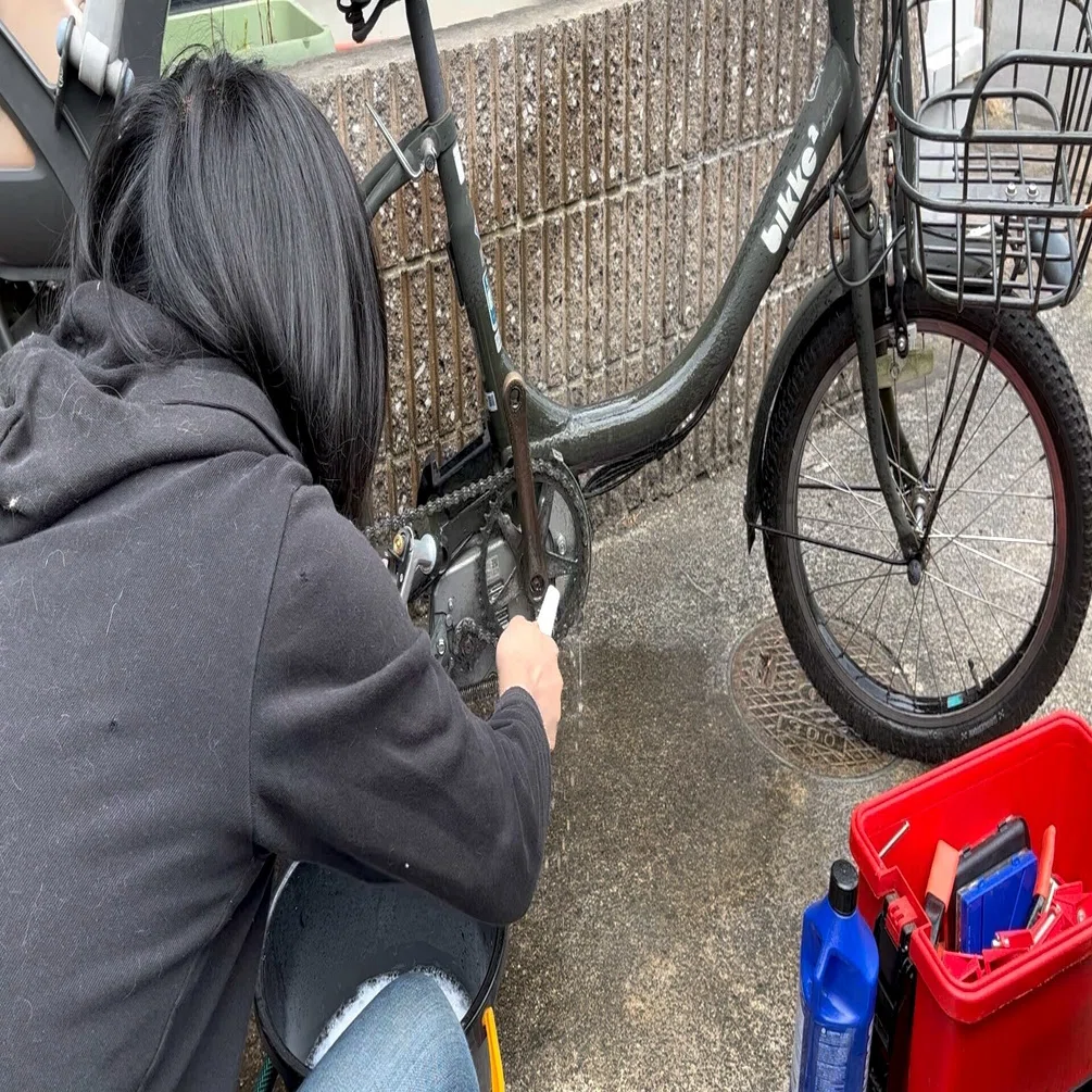 電動自転車メンテ-BRIDGESTONE bikke2e-｜NAKADA Shugo