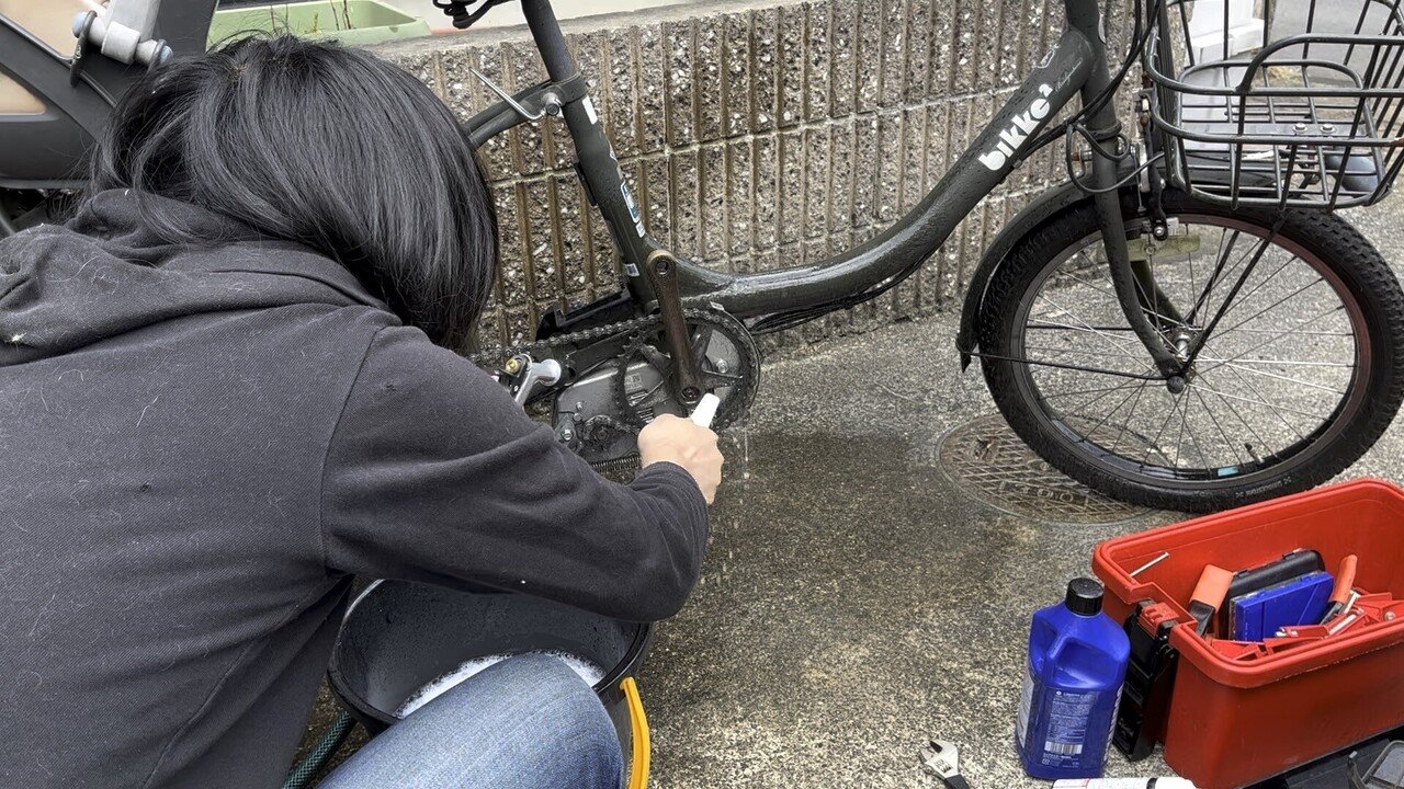 電動自転車メンテ-BRIDGESTONE bikke2e-｜NAKADA Shugo