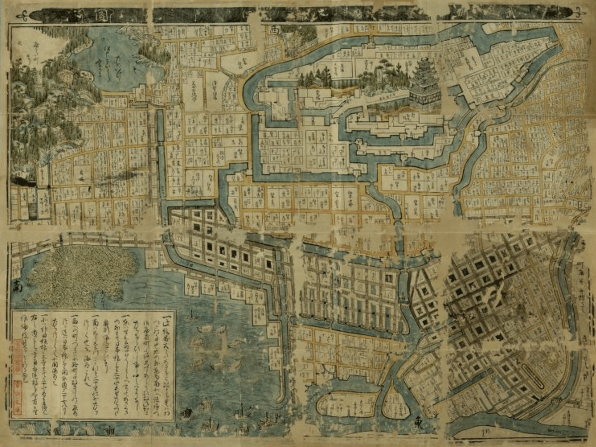 江戸初期（1630年前後）の江戸湊｜水運ネットウォーク