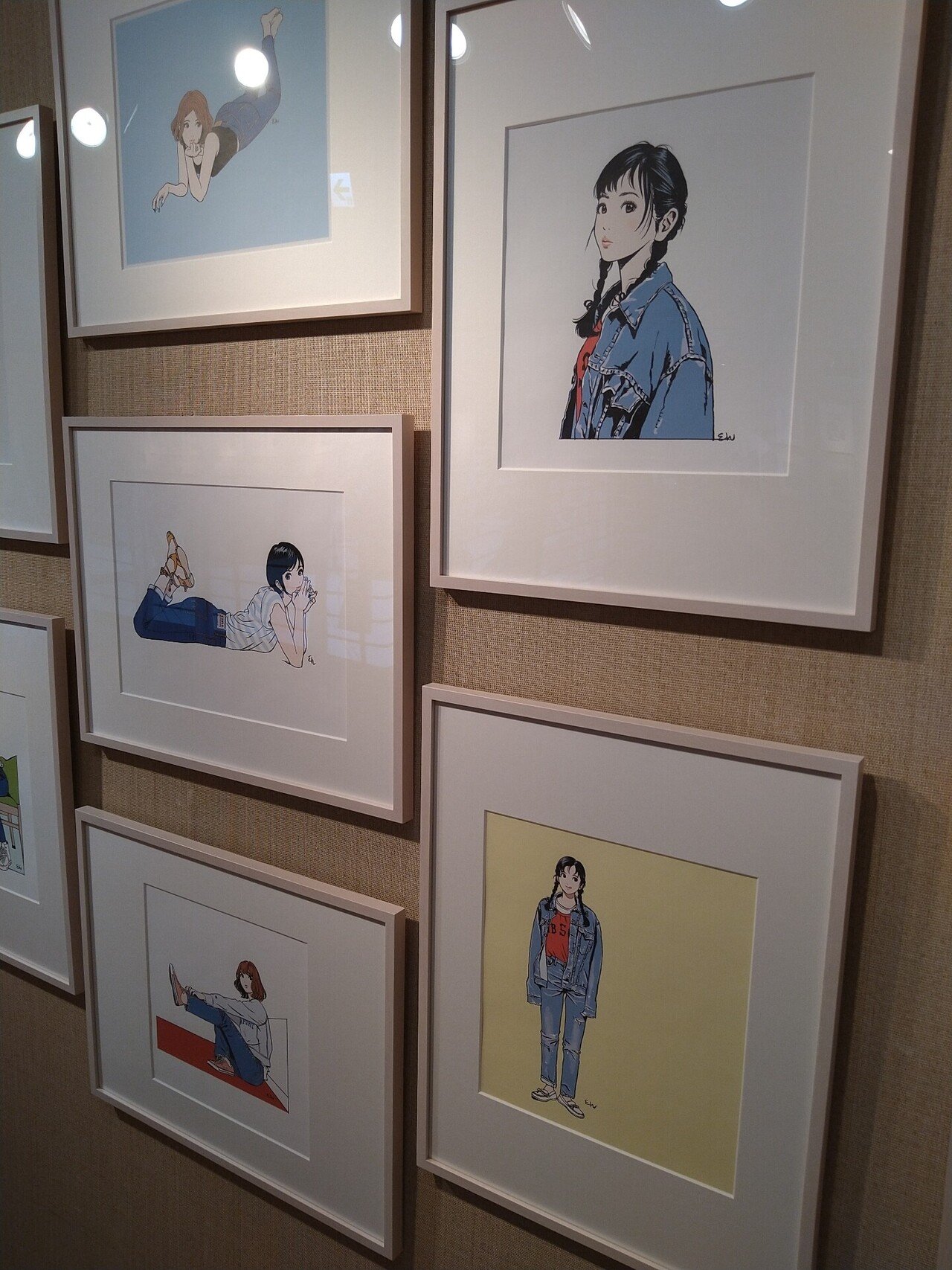 江口寿史イラストレーション展 彼女 オクダユージ Note