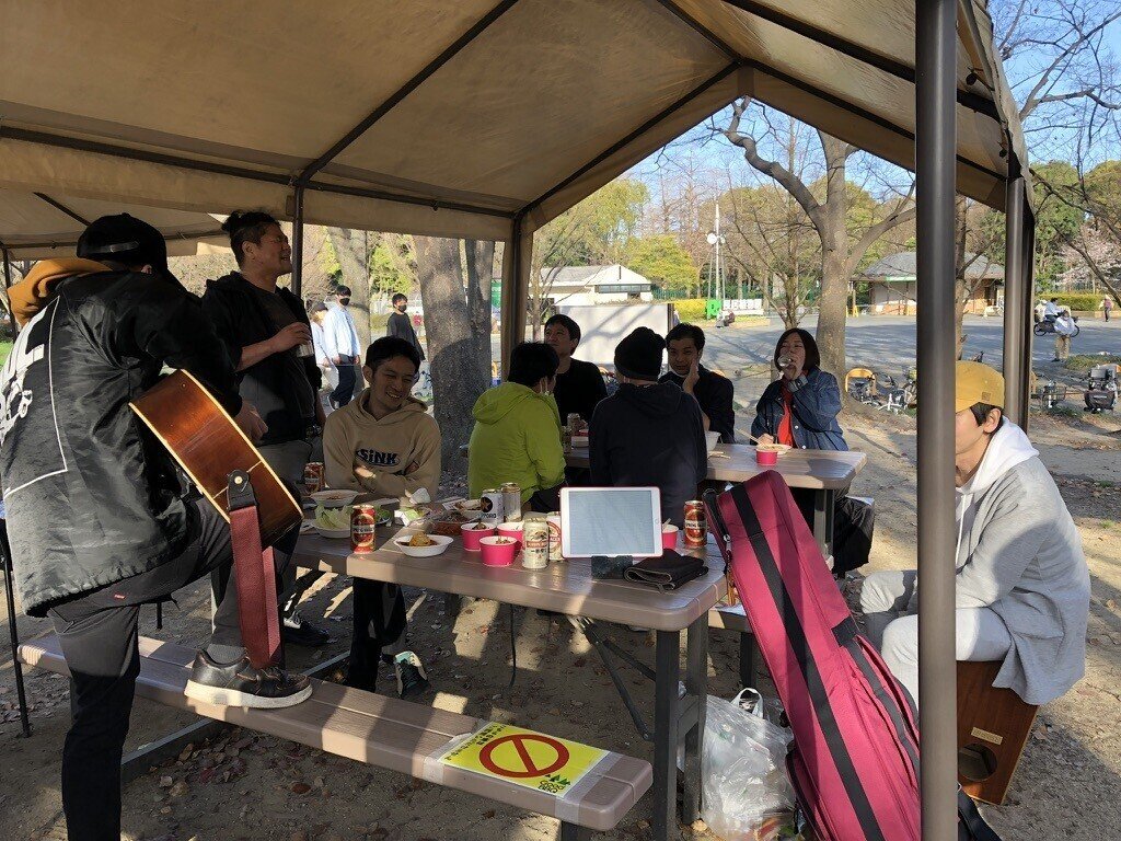 今日は花見に行ってきたぞまあまあ飲んだぞ 稲田一馬 Kazuma Inada Note