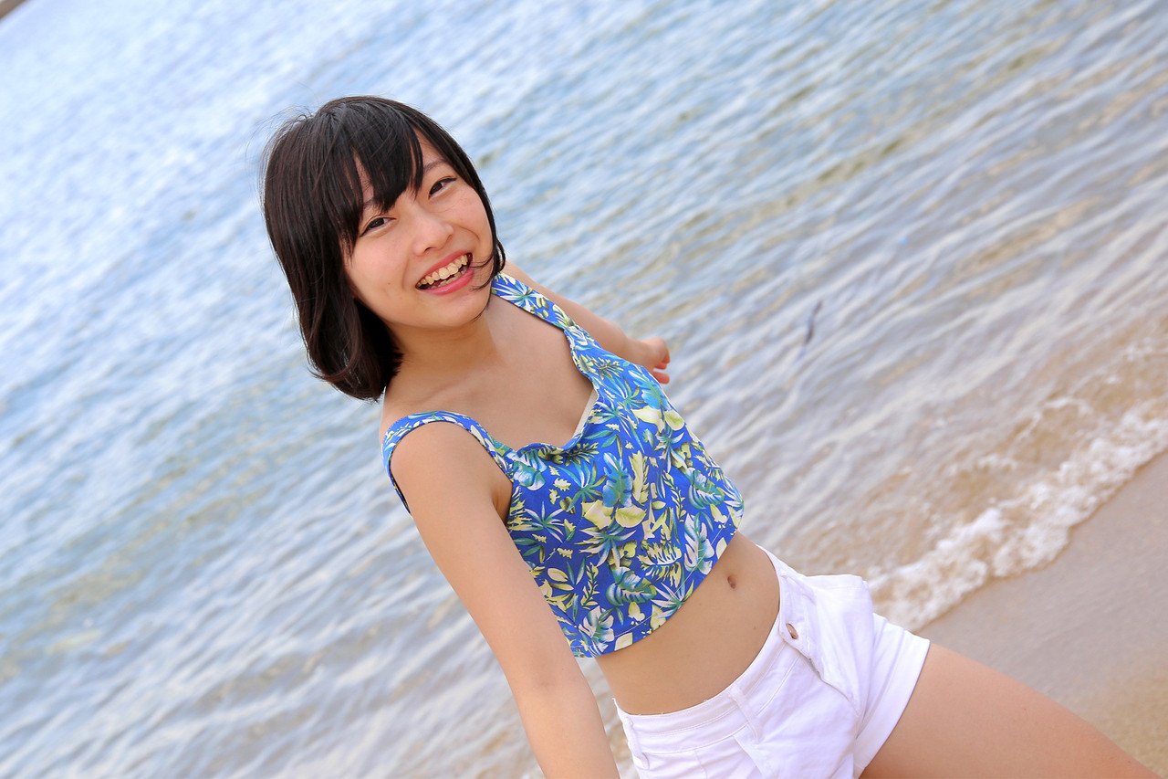 8月30日須磨海岸にて Model Erikaさん Silentpeople Note
