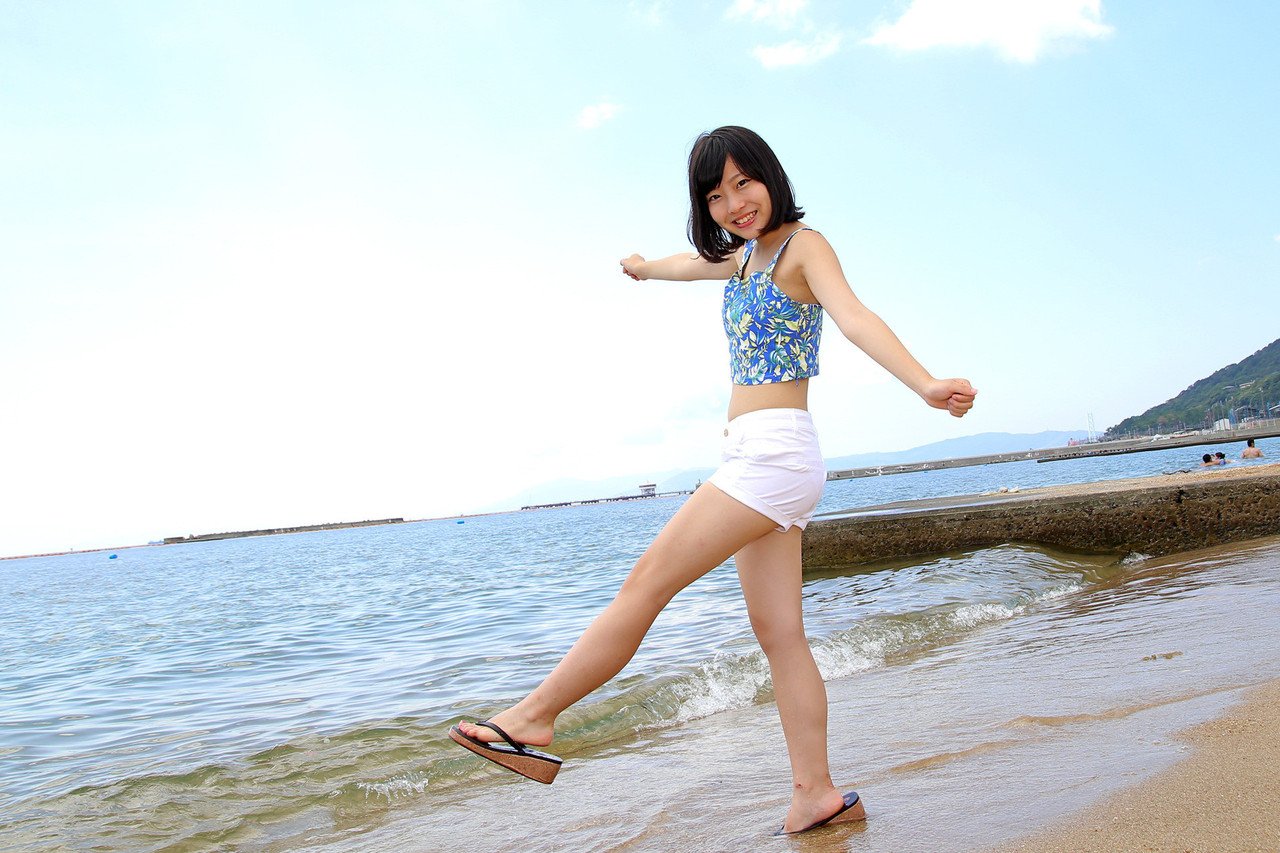 8月30日須磨海岸にて Model Erikaさん Silentpeople Note