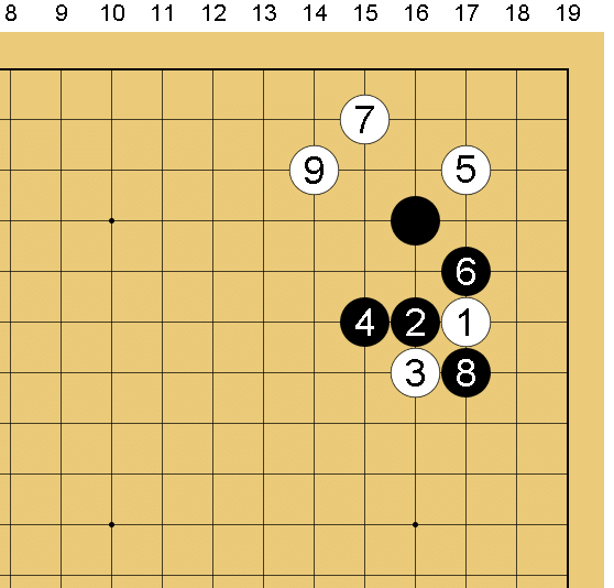 ツケノビ定石を使ってみよう。基本の三種類を紹介」｜IGOcompany『U』