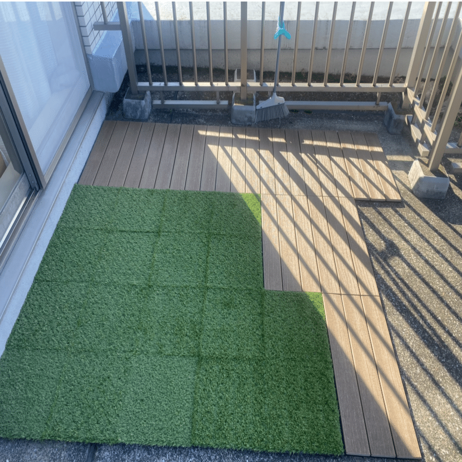 べランピング道その2:IKEAのウッドパネル「ウートレンガンUTLÄNGAN