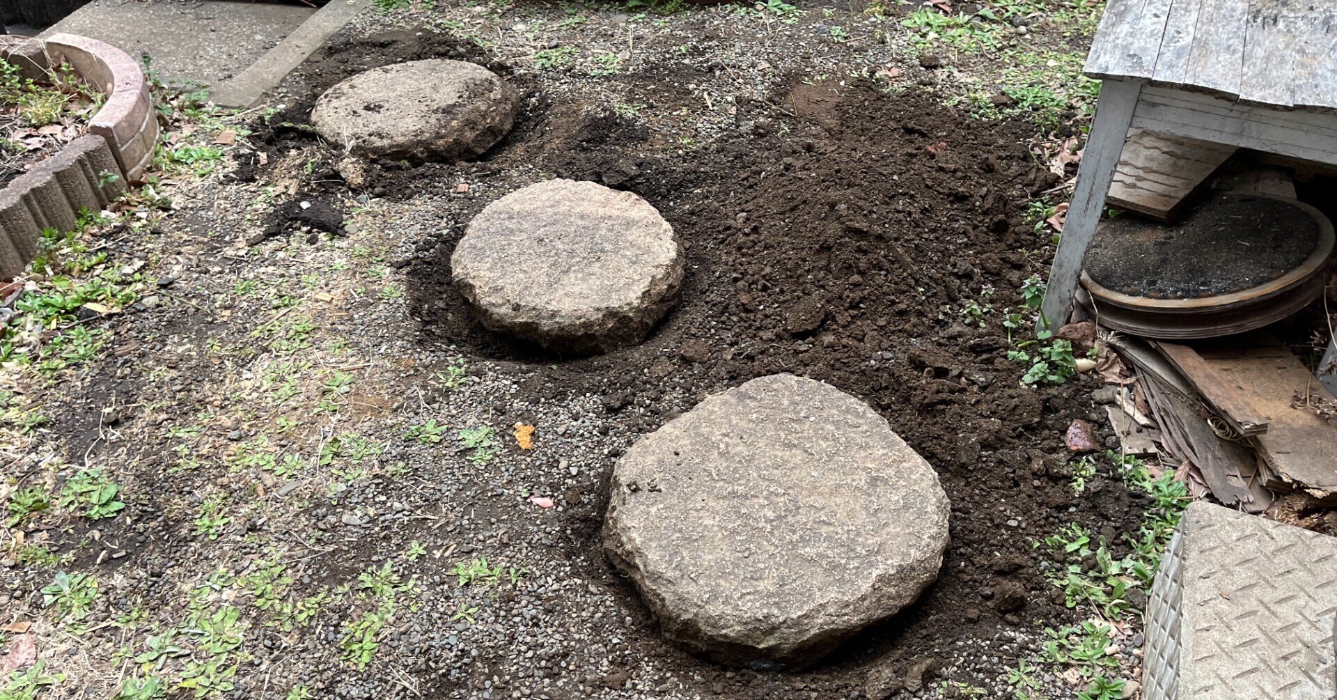 庭の踏み石移動2 Nakada Shugo Note 庭の踏み石移動2 Nakada Shugo Note