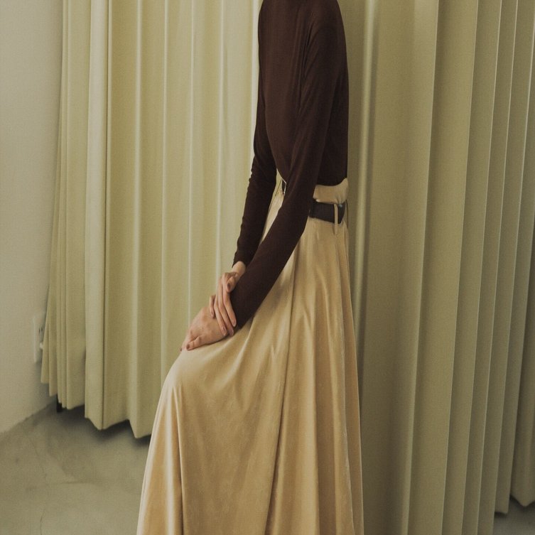 今週の販売情報】 立てば芍薬。 【オリジナル花柄ジャガード フレア