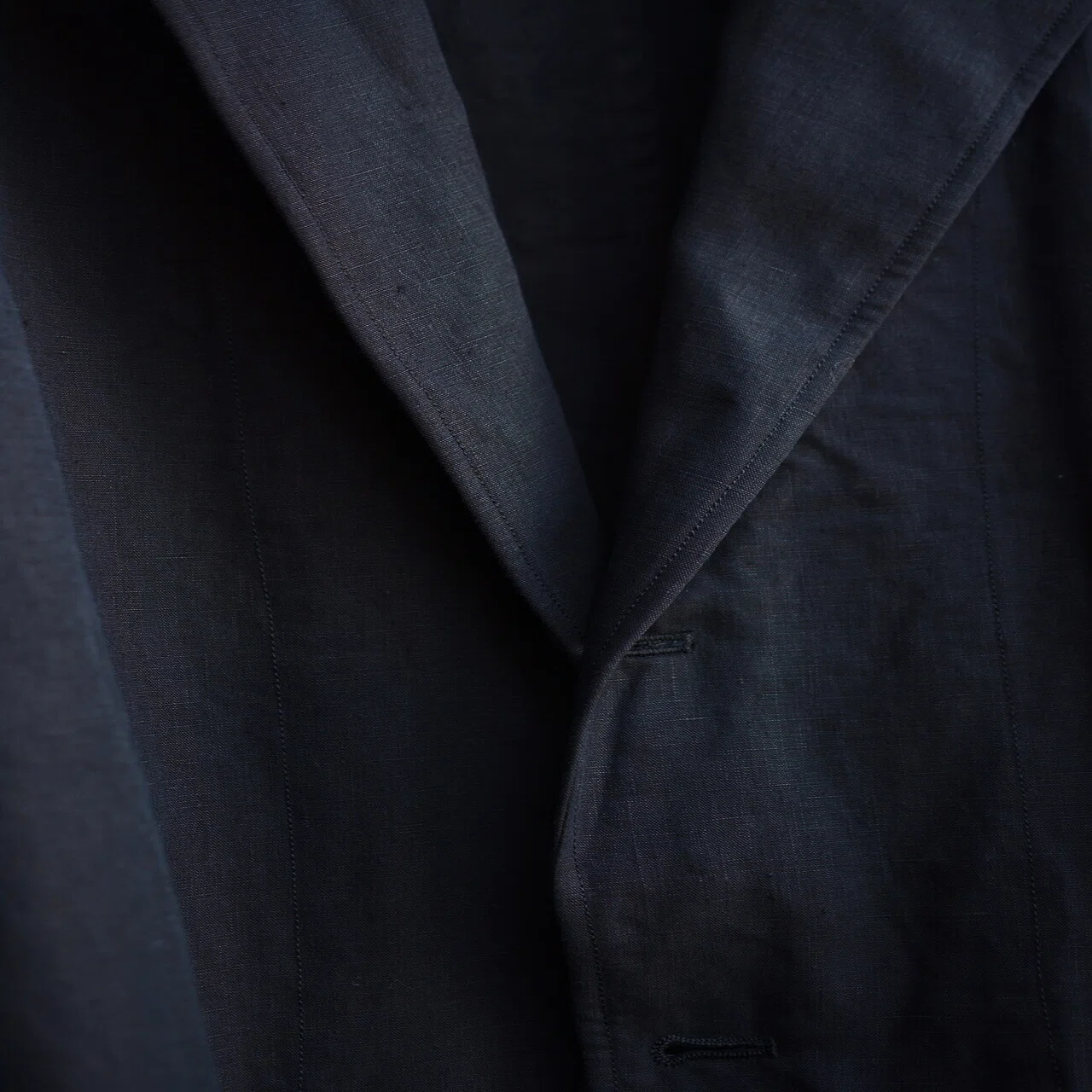 黒いリネンのジャケットが欲しい。｜takuro yamashita