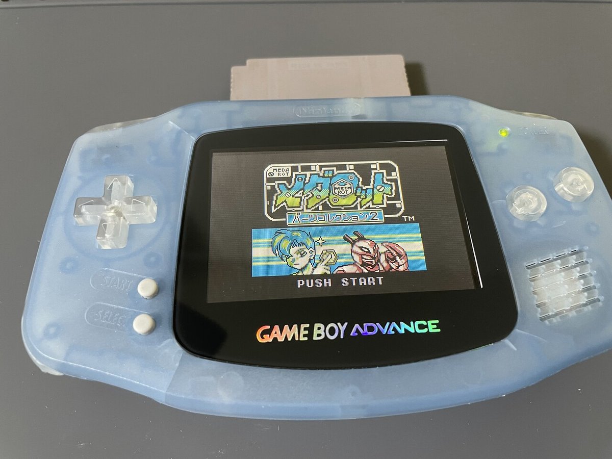 GBA☆BACK TRACK 海外版(国内本体動作可能) 端子清掃済み 親しい 