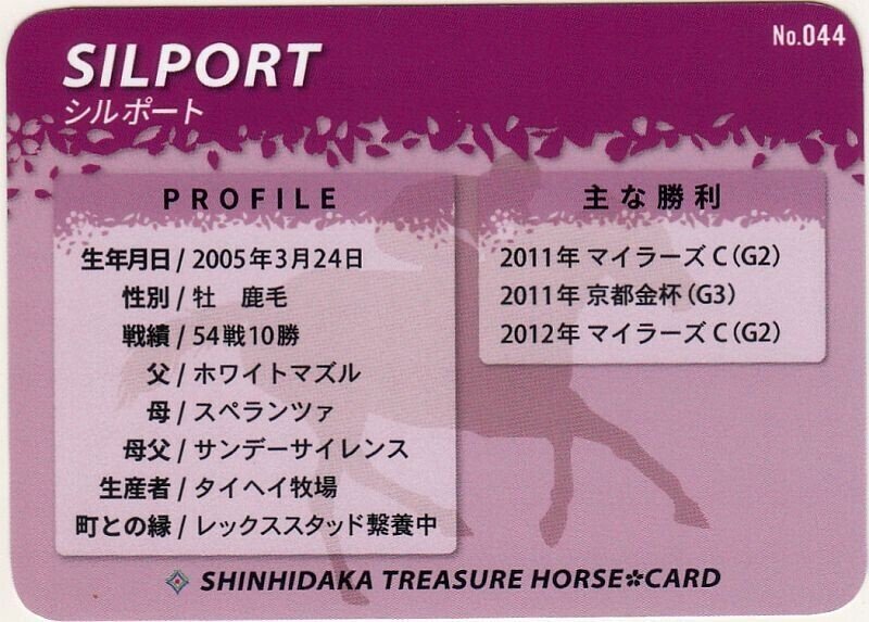 超大特価 新ひだかトレジャーホースカード 109枚の名馬達の私見解説 競馬