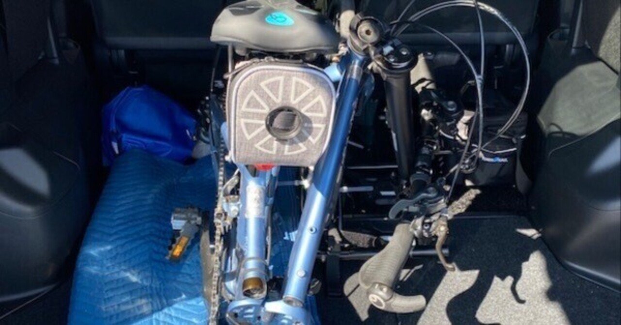 折りたたみ自転車 車載の方法 りんぐす Note