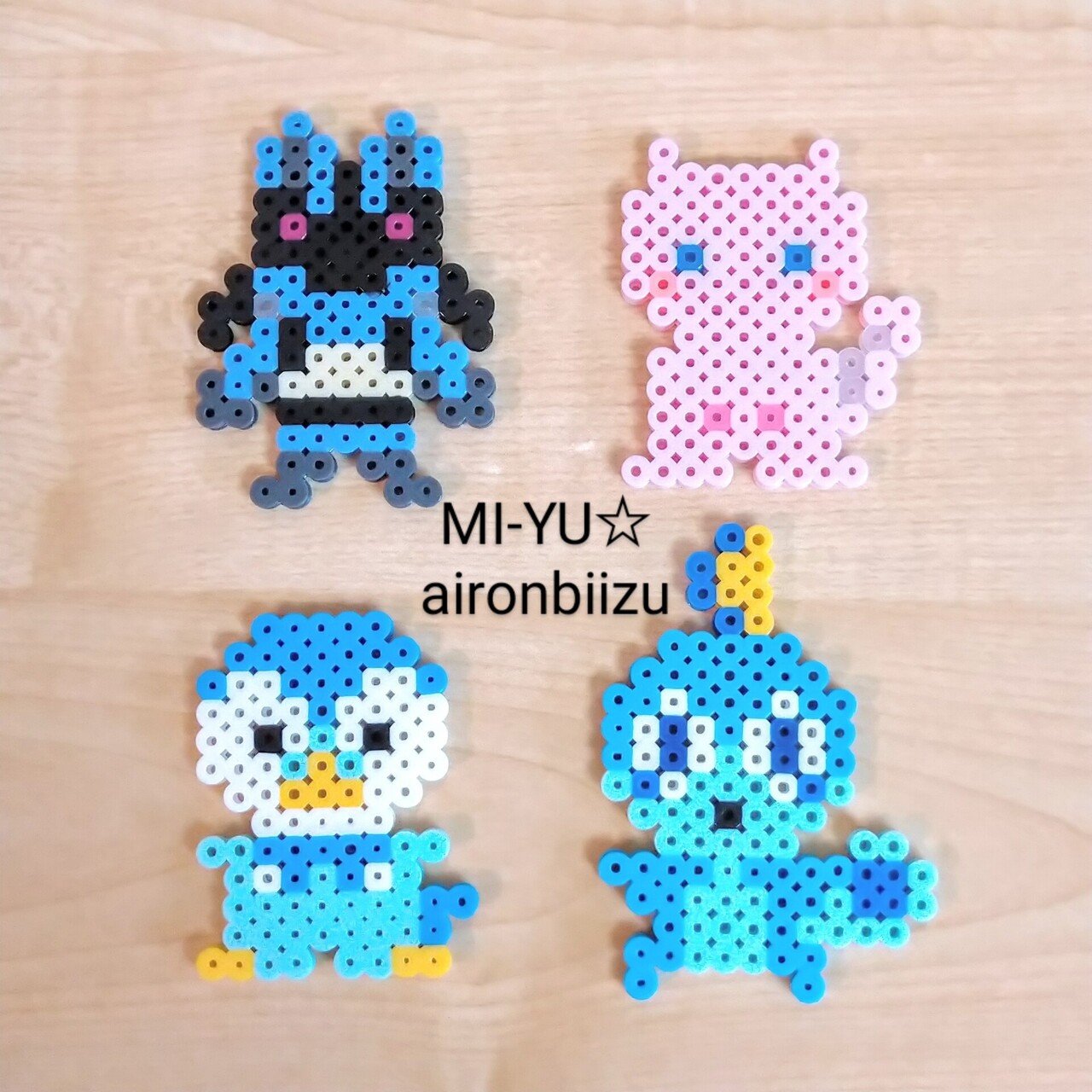 アイロンビーズで作れる ポケットモンスター Mi Yu Aironbiizu Note