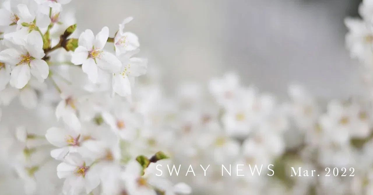 【SWAY news】オリジナルフレーバー紹介と春のおすすめ｜SWAY magazine