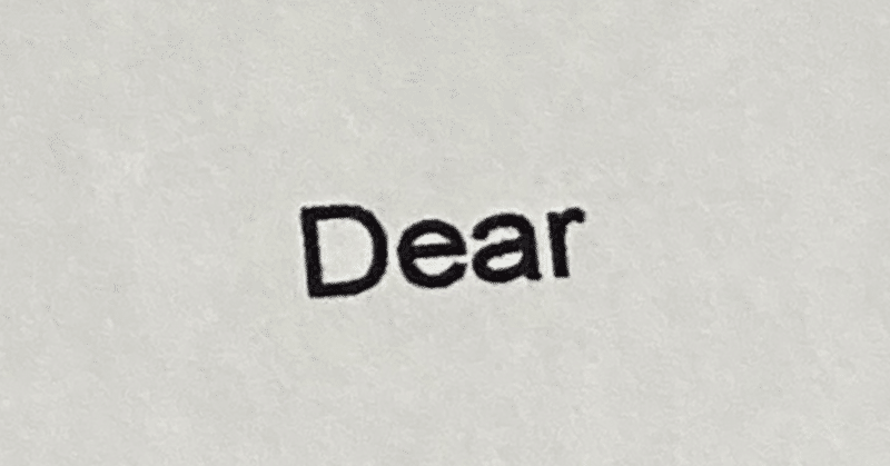 Dear