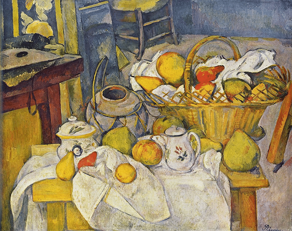 エリート絵画ポール・セザンヌ今も変わらぬ生活とフルーツボウル