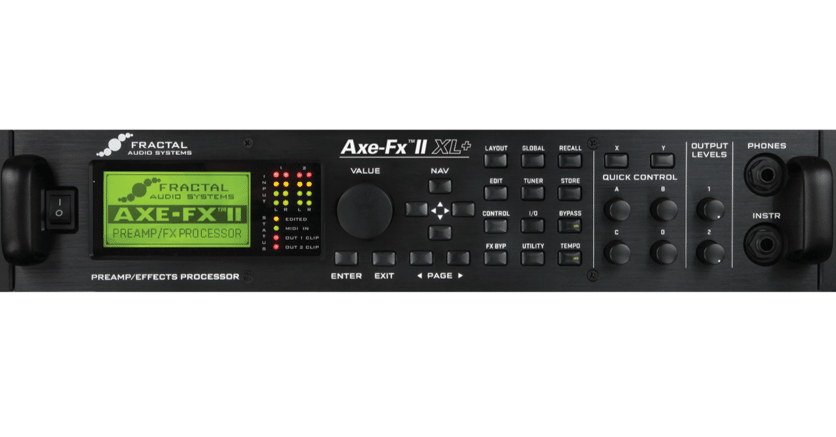 店舗良い Audio Fractal Systems XLの発売当時の衝撃 II Axe-Fx ギター