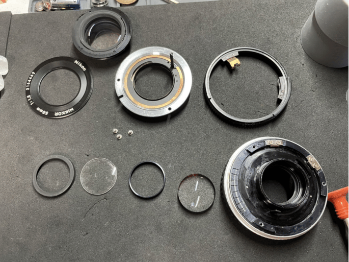 NIKON AI-S NIKKOR 50mm F1.8 分解｜FWP_office