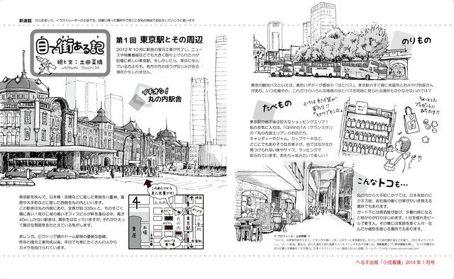 目で街ある記 Natsumi Tsuchida Note