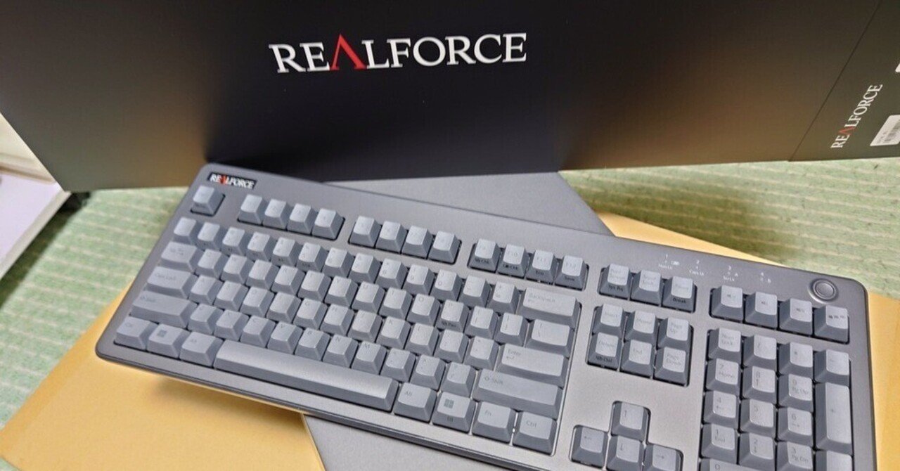 キーボード界の大ボス到来：東プレ RealForce R3 HYBRID｜香月聡司