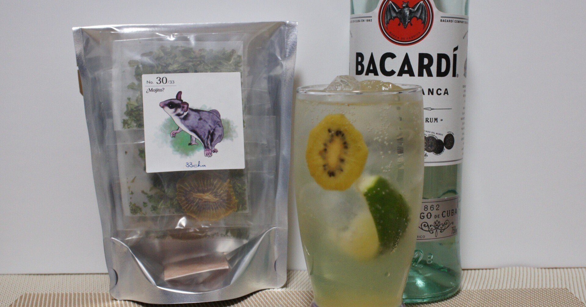 30 ミント香るモヒート風カクテルを家でも手軽に楽しみたい ハーブティー紹介 Mojito 33cha Herbal Tea Cafe Bar Note