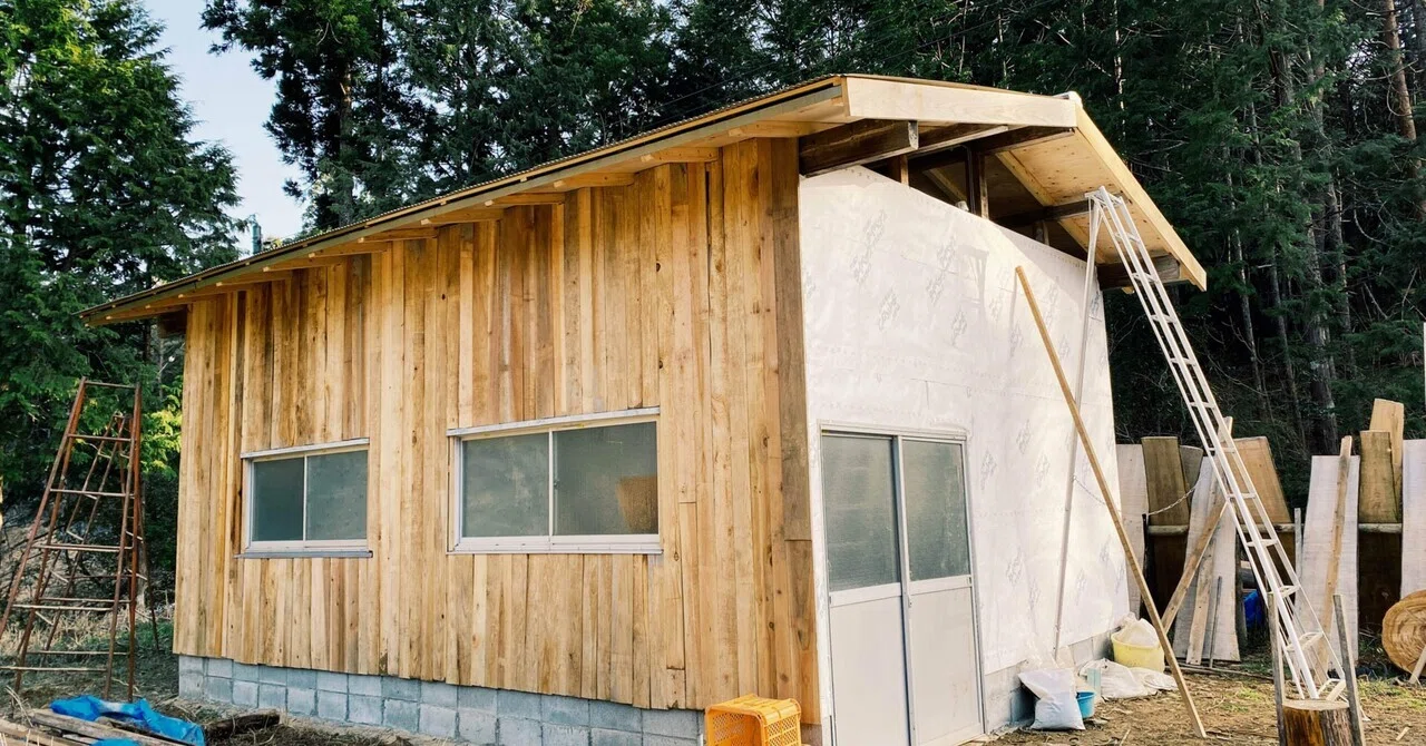 作業小屋を移築再生DIYで作ってるけど完成しない話。｜セイカ