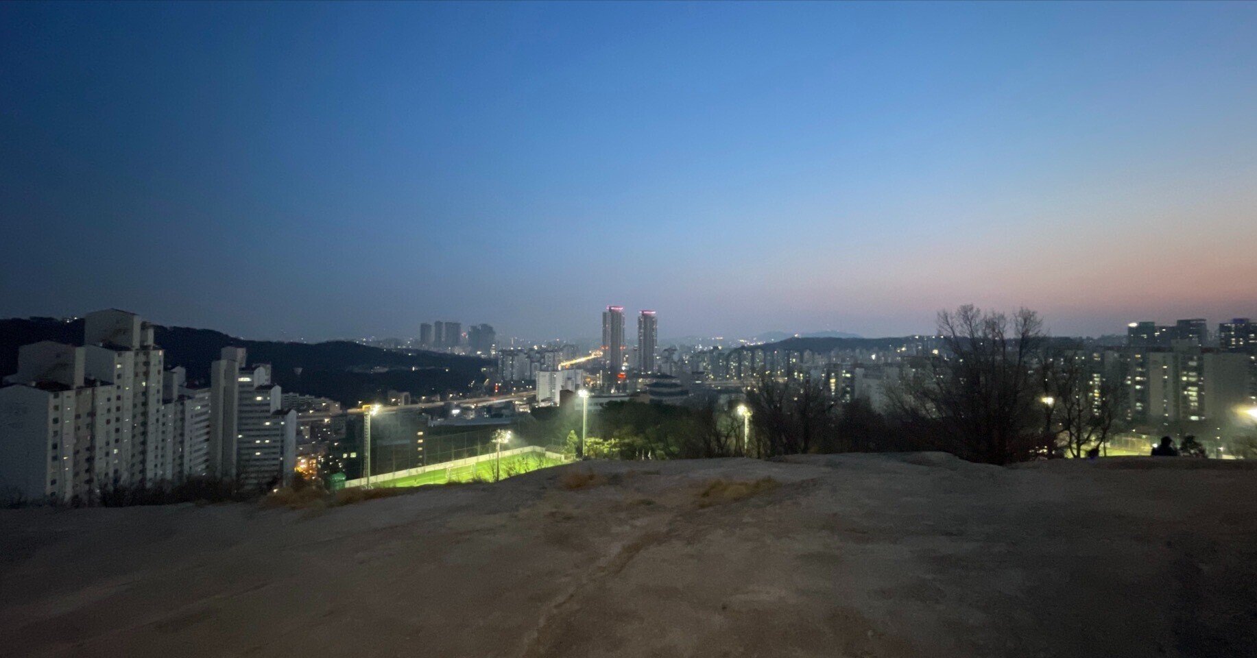 韓国ドラマ 二十五 二十一 撮影ロケ地 月谷山 ウォルゴッサン 夜景 夜鍋 Yonabe Note