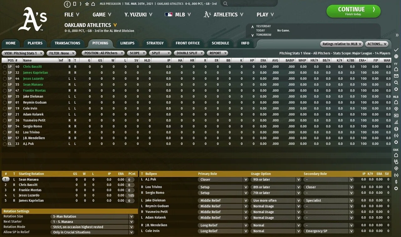 OOTP Recommendations #2: Let's Set Up Your Team｜にこです
