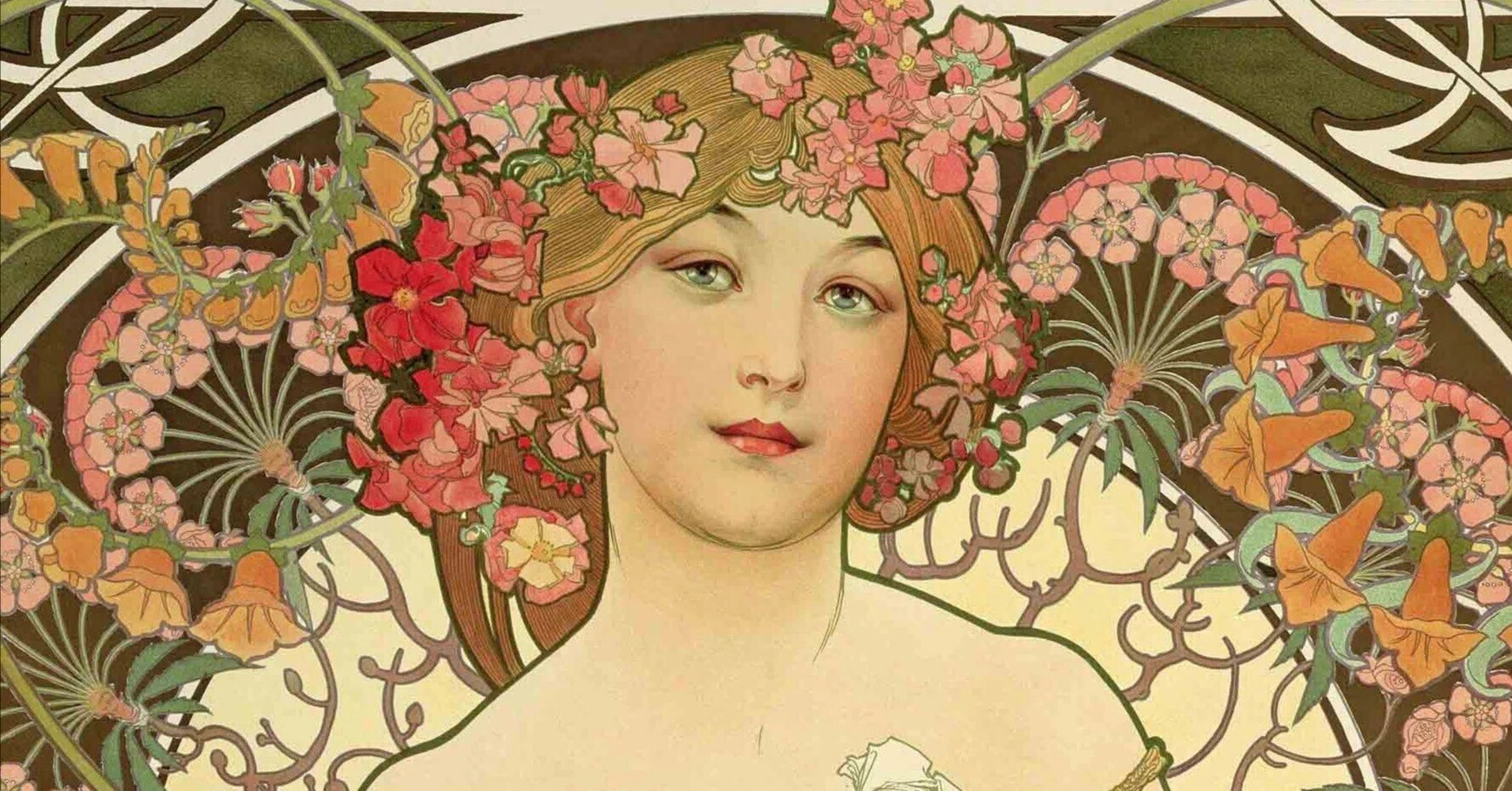 ②アールヌーボー水彩画作品 アール・ヌーヴォーから始まる ②アールヌーボー水彩画作品 アール・ヌーヴォーから始まる
