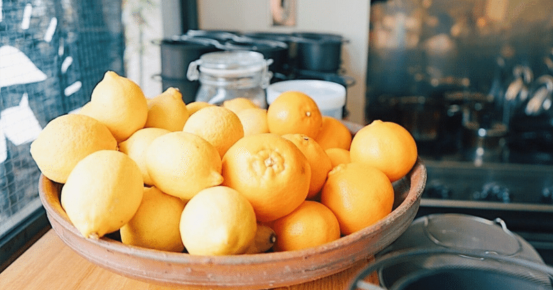 無農薬レモン麹シロップと酵素ジュース