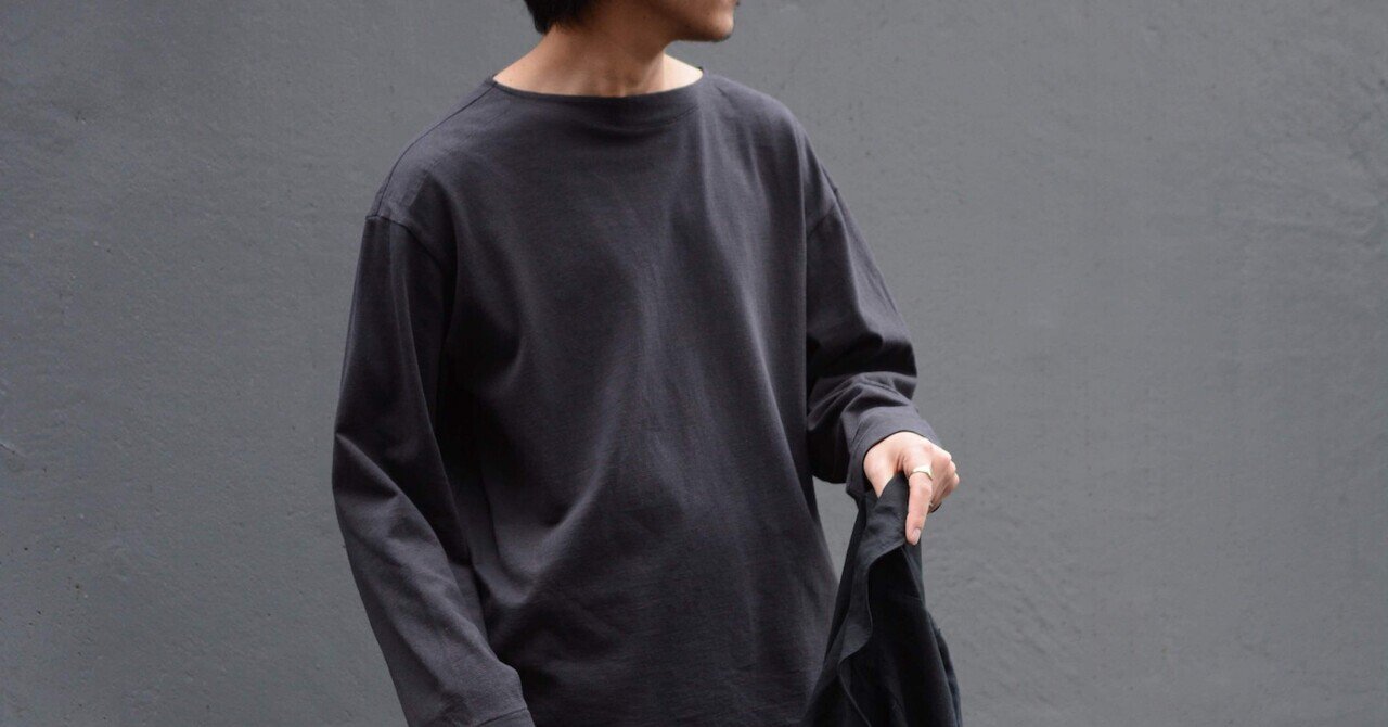 PHLANNEL SOL  墨黒 バスクシャツ サイズ3 nariwai