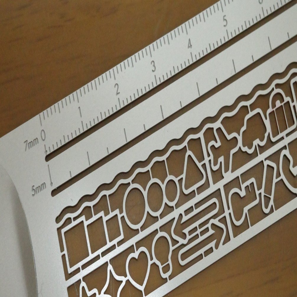 手帳用定規｜utsuno