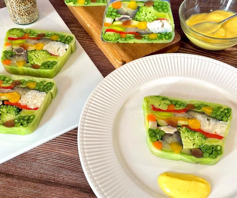 春のおもてなしフレンチ・野菜のテリーヌ|chef ichi