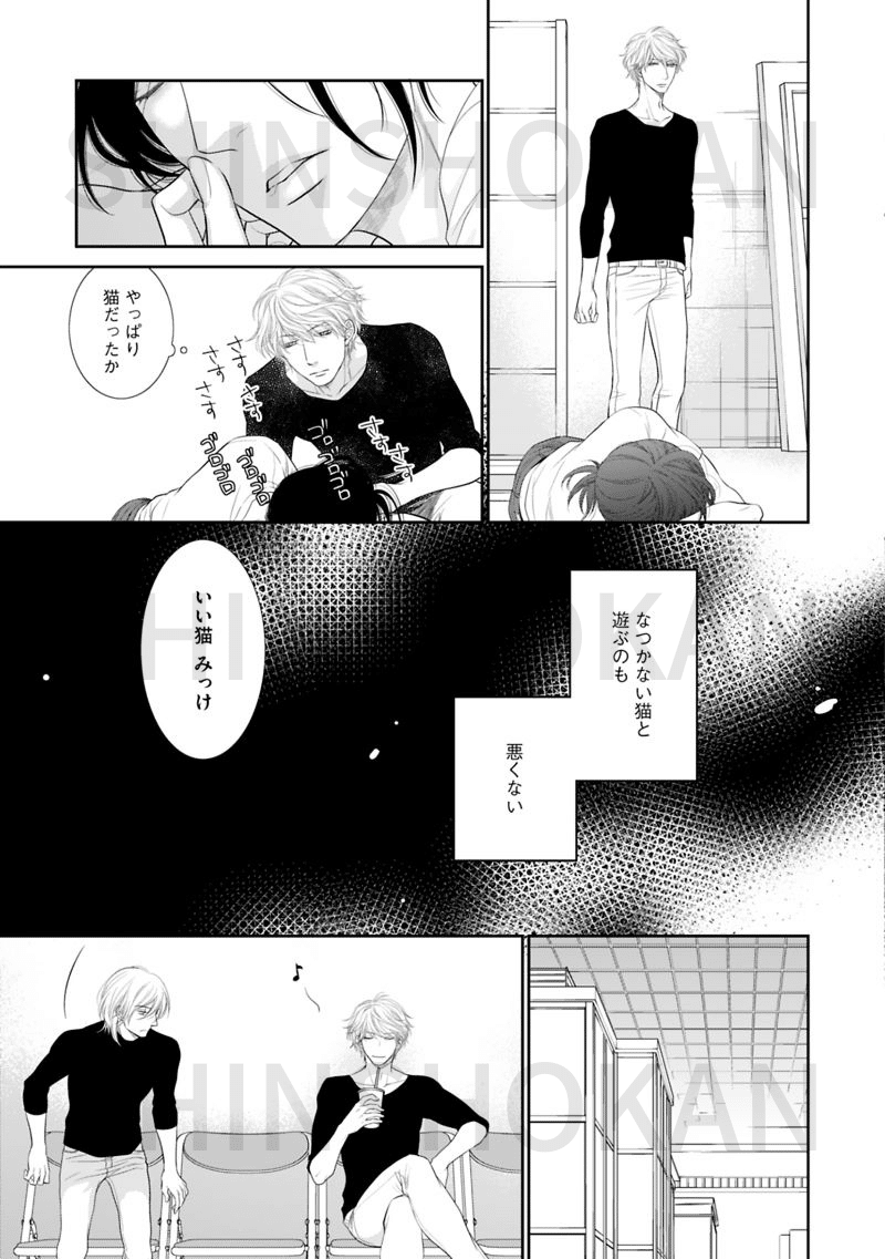 Γ 左京亜也『クロネコ彼氏シリーズ』 直筆サイン入り アートグラフ 左京亜也 『クロネコ彼氏シリーズ』 コミコミ特典 イラスト