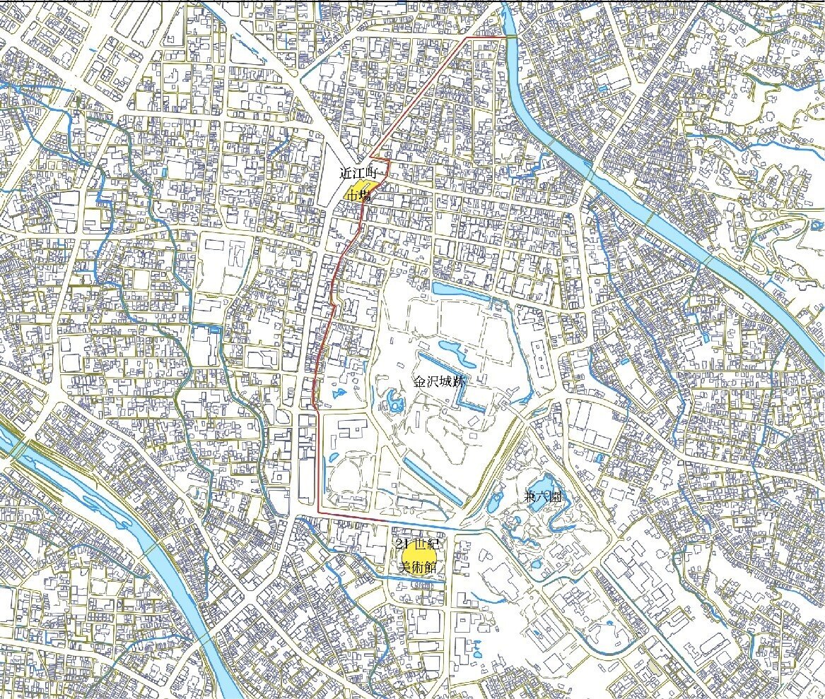 金沢用水歩き④(近江町用水編)｜用水の街 金沢
