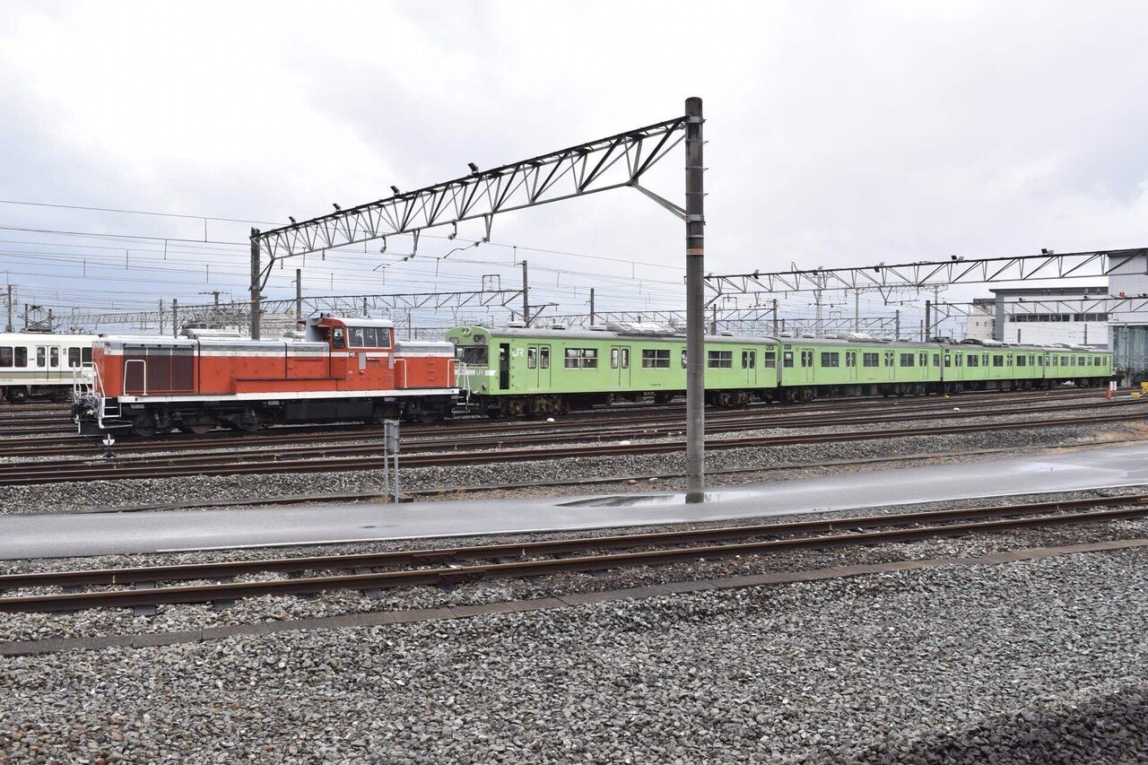 103系NS407編成 京都鉄道博物館特別展示｜はんわ