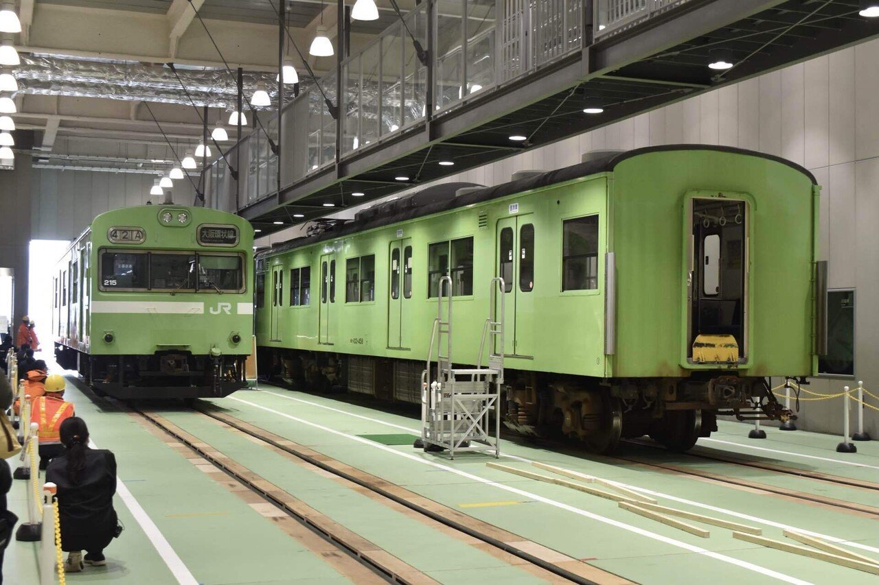 103系NS407編成 京都鉄道博物館特別展示｜はんわ