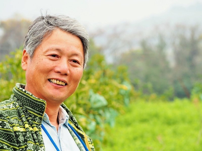 自然栽培温州みかんの先駆者である池田道明さん。気さくなお人柄の生産者さんです。