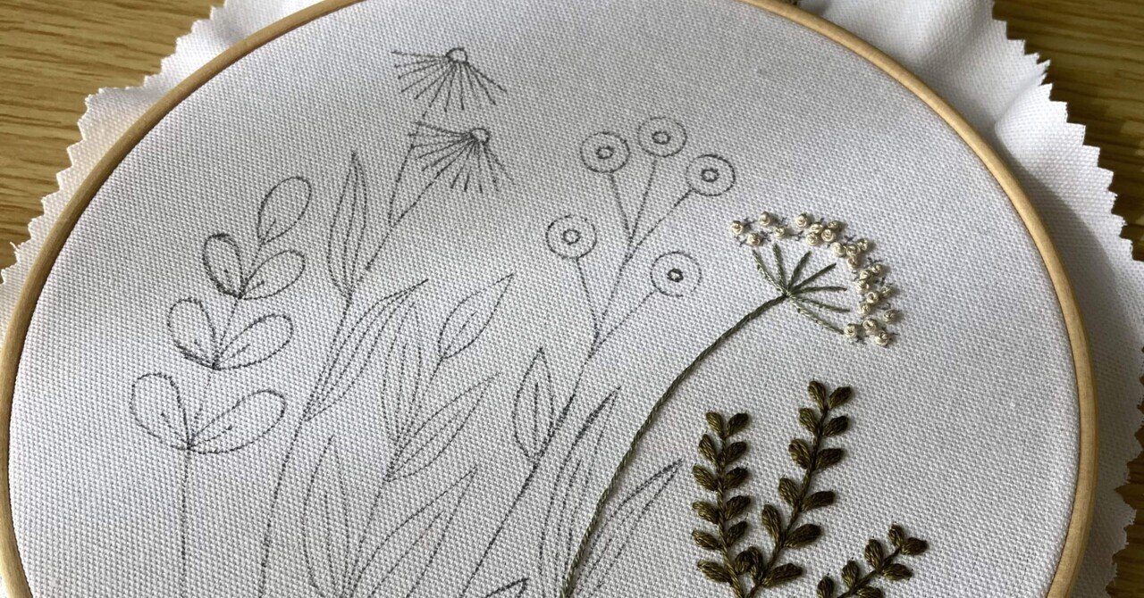 刺繍図案を販売することにしました！｜はなこまち/刺繍作家
