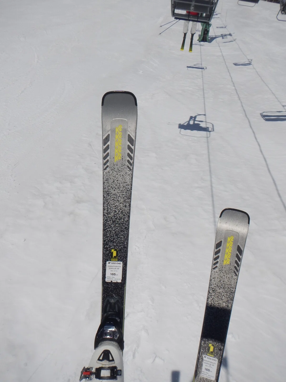 K2 Disruptionスキー板＋金具セット チュンナップ済み 163cm 