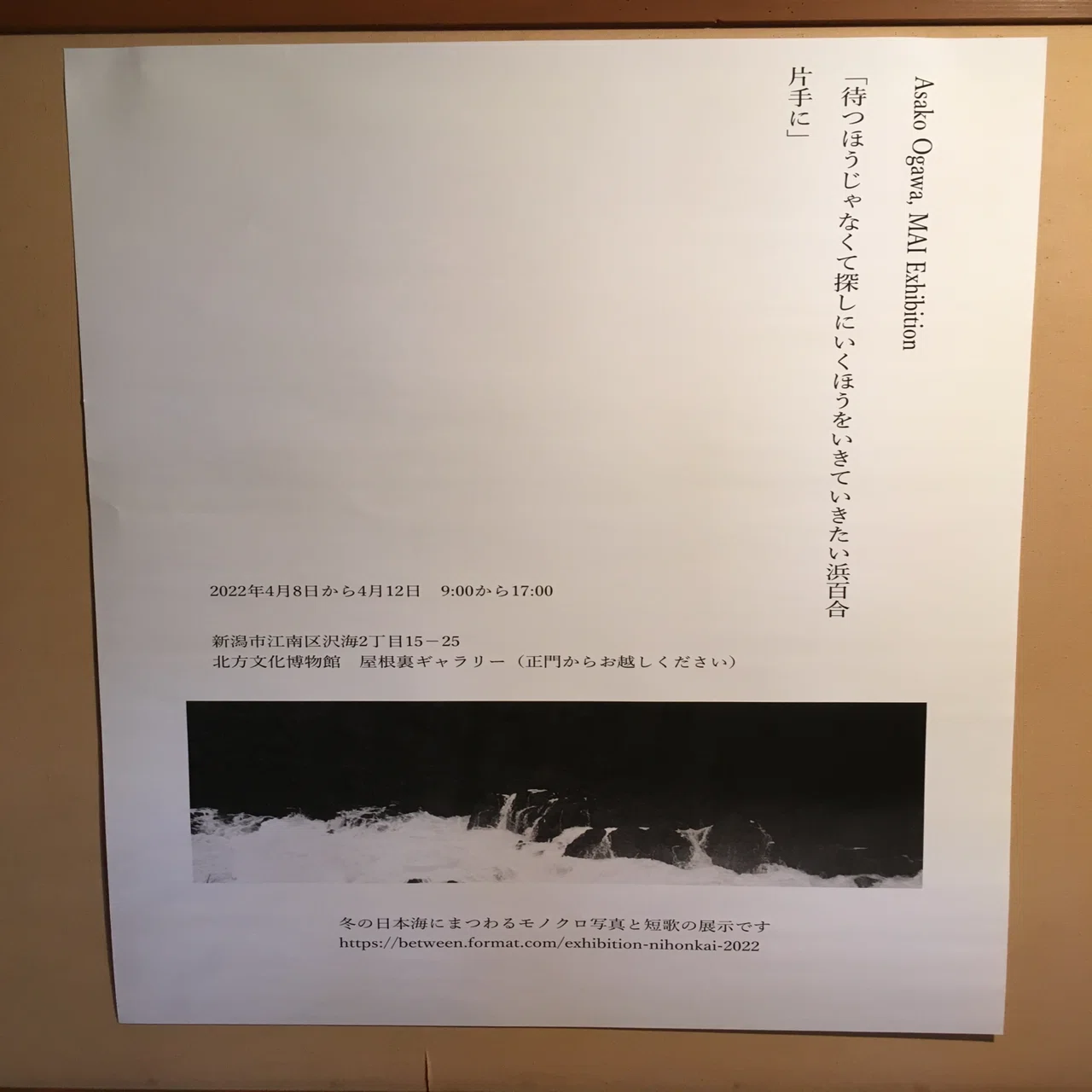 Asako Ogawa,MAI Exhibition｜さんかく|コピーライター?