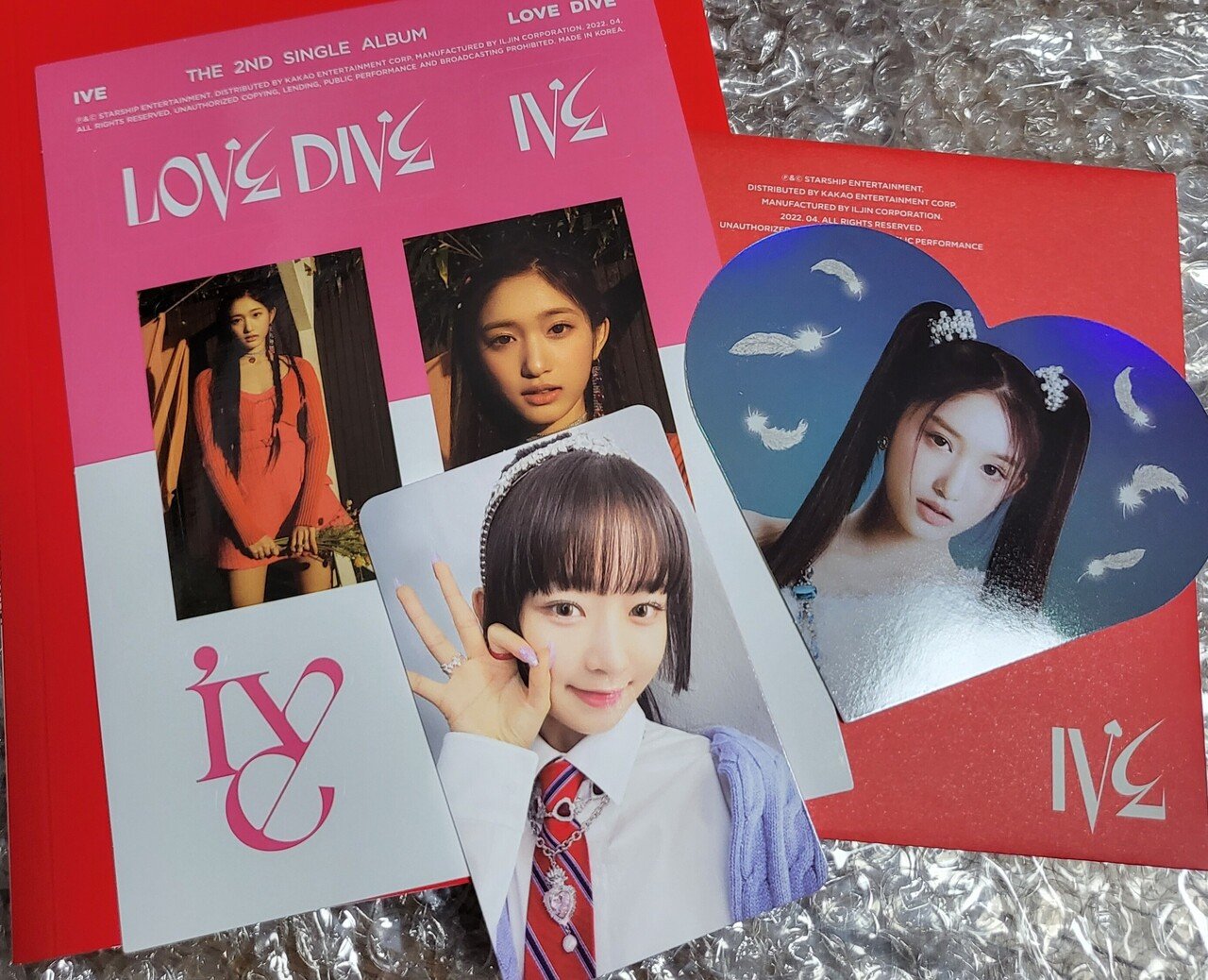 IVEの『LOVE DIVE』、届きました✨???? (Ktown4u)｜Water white lily*｜note