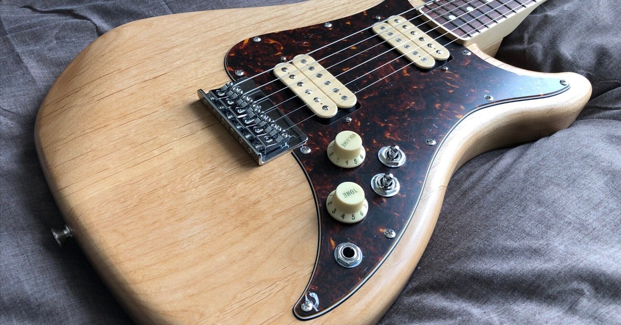 リプレイスメントパーツを用いたFender Player LEAD3のAllan
