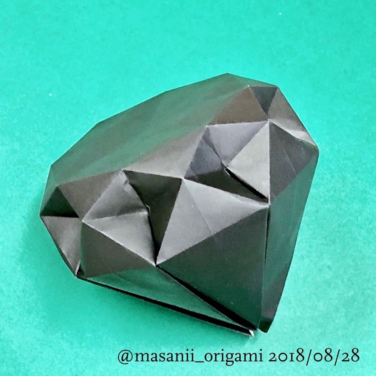 折り紙ダイヤモンドに挑戦 Abrahamさんのyoutubeより まさにぃ Note 折り紙ダイヤモンドに挑戦 Abrahamさんのyoutubeより まさにぃ Note